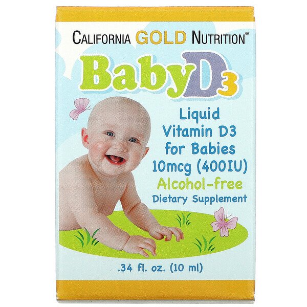أفضل فيتامين د للأطفال من California Gold Nutrition